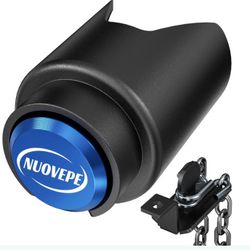 NUOVEPE Trailer Lock Fits 2 Inch Couplers, Secures Safety Chains Anti-Theft Ball Hitch Lock, Pry-Resistant & Heavy-Duty Trailer Hitch Locks For RV | B