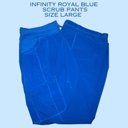 Cherokee Infinity Royal Blue Scrub Pants 