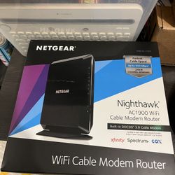 Netgear Nighthawk AC1900 WiFi Cable Modem Router