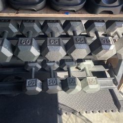 Hex Dumbbell Weights…. Home Gym Fitness….