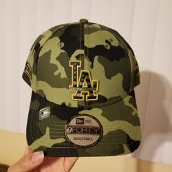 New Era 9FORTY Los Angeles Dodgers MLB Armed Forces Day Camouflage Snapback Hat 