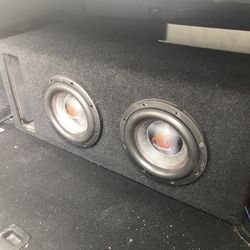 2 Massive Audio HIPPOXL82R - 8 Inch Car Audio Subwoofer,