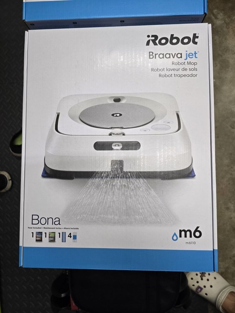 New iRobot M6 Wifi Braava Jet Robot Mop
