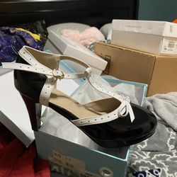 Brand New Black And White Heels