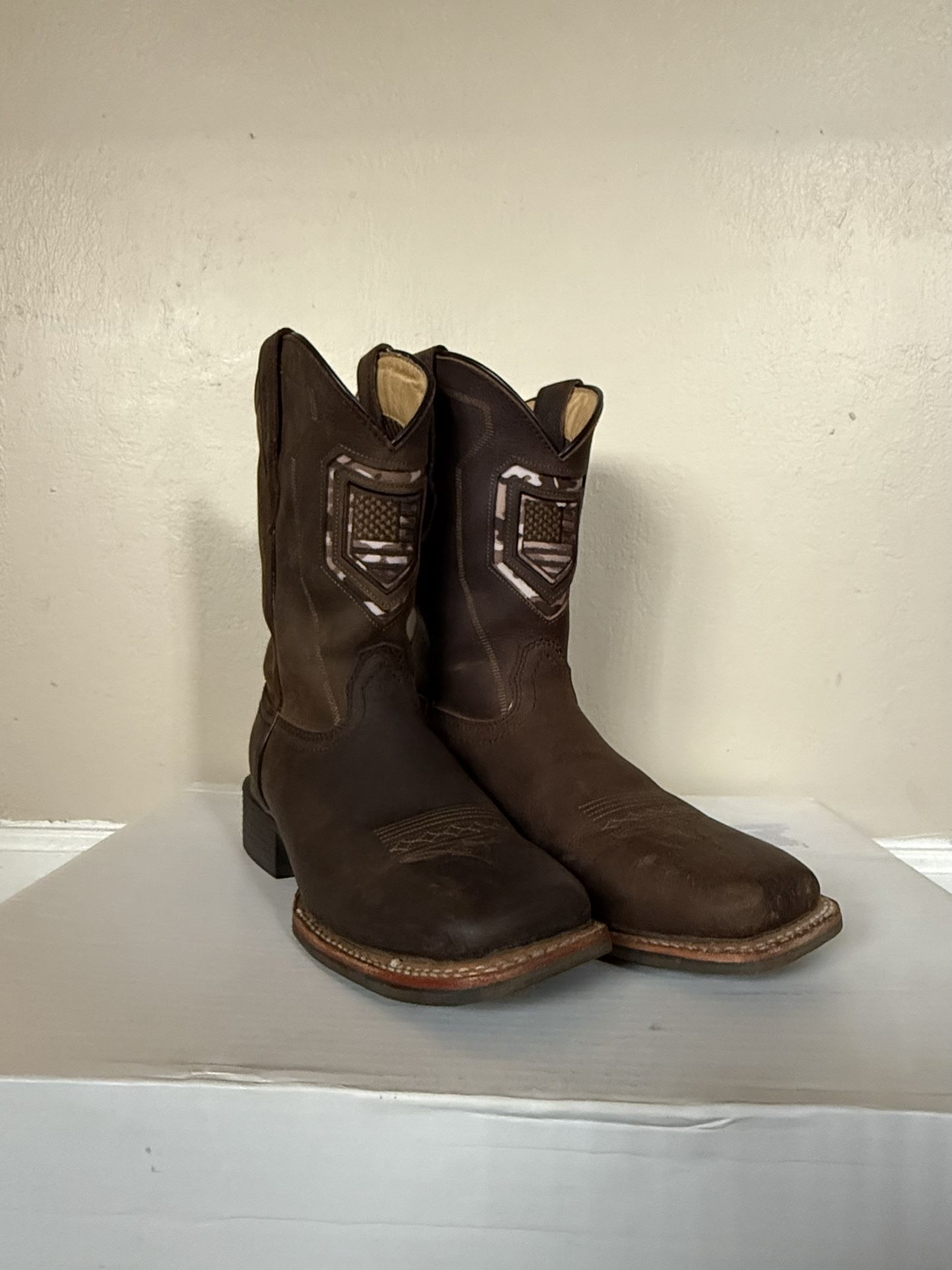 Rank 45 Chief Western Performance Boots - Broad Square Toe - Size 13D