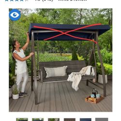 Agio McKinnon Woven Patio Swing (No canopy) $350
