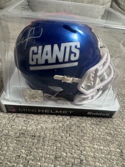 Isaiah Simmons Signed Autograph New York Giants Speed Mini  Helmet - JSA Coa