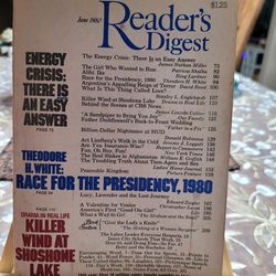 Vintage Reader's Digest Magazine June 1980.