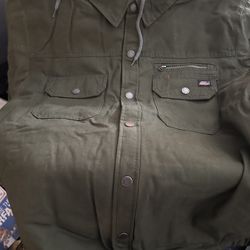 Dickies Olive Green 2XL Heavy Duty With Hoodie Coat. BRAND NEW