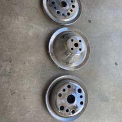 Chrome Pulleys For Small Block Chevy 