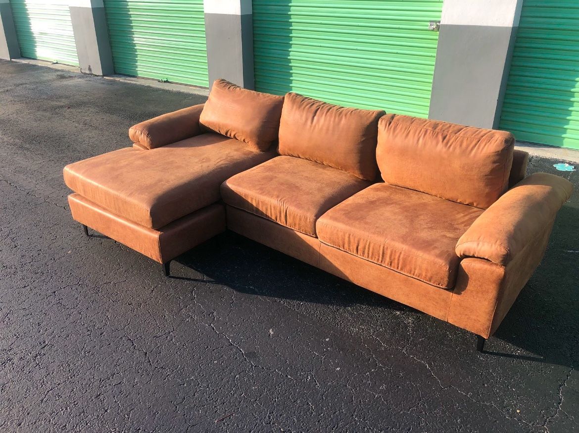 Brown Sectional Sofa 