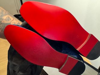 Red bottom size 13 men dress shoes