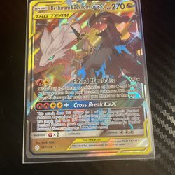 Pokemon Card Reshiram & Zekrom Gx