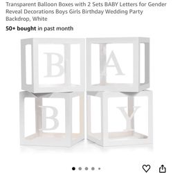 BABY SHOWER DECORATION BABY BOX 