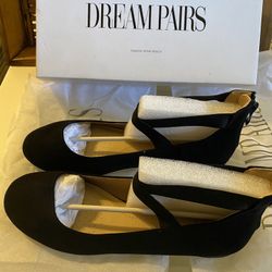 Dream Pairs Black Flats