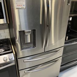 Samsung Stainless Steel Food Showcase French Door Refrigerator 