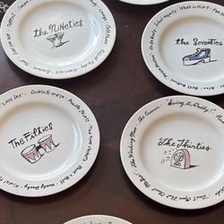 Pottery Barn Luncheon Plates
