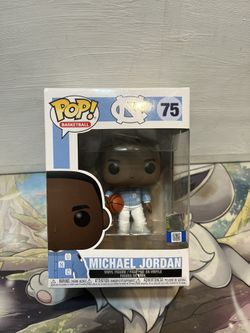 Michael Jordan #75 Funko Pop North Carolina UNC Box