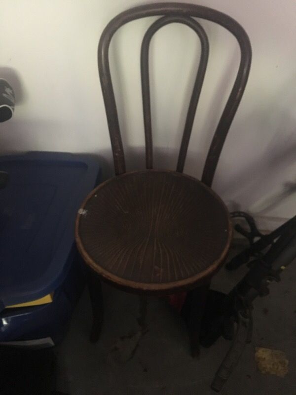 Thorwood bent wood chair rare killer antique