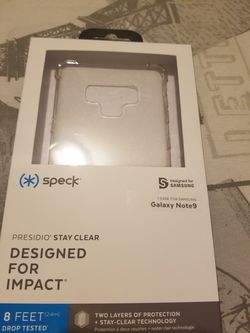 Clear case for samsung note 9 *speck