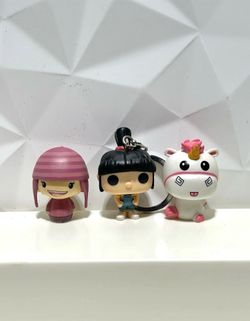 Funko Despicable Me 3 Agnes Edith Fluffy Unicorn 1.5” Mini Vinyl Figures