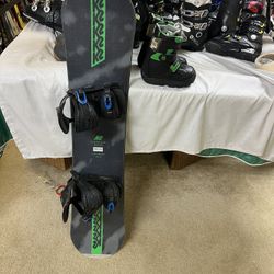 Kids k2 Snowboard Package With Boots And Bindings 