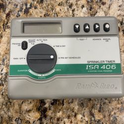 Rain Bird ISA 406 Auto Sprinkler Controller 