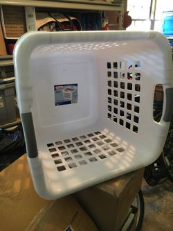 Laundry basket. Perfect for a college kid.