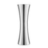 The Nambe Grande Totem Vase is a flawless additidecor and stunning accent next to a credside table. New In Box.