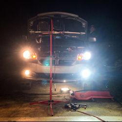 9007/HB5 LED Headlight Bulbs 10000 Lumens Super Bright 60W 6000K White High Beam/Low Beam LED Headlights Conversion Kit with Fan, Pack of 2 