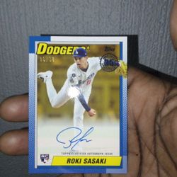 Roki Sasaki Auto 6/50 Gold 