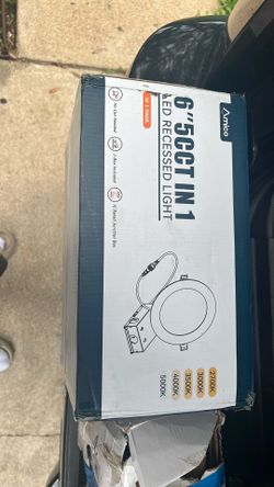 12 pack 6 inch 5CCT recessed lights