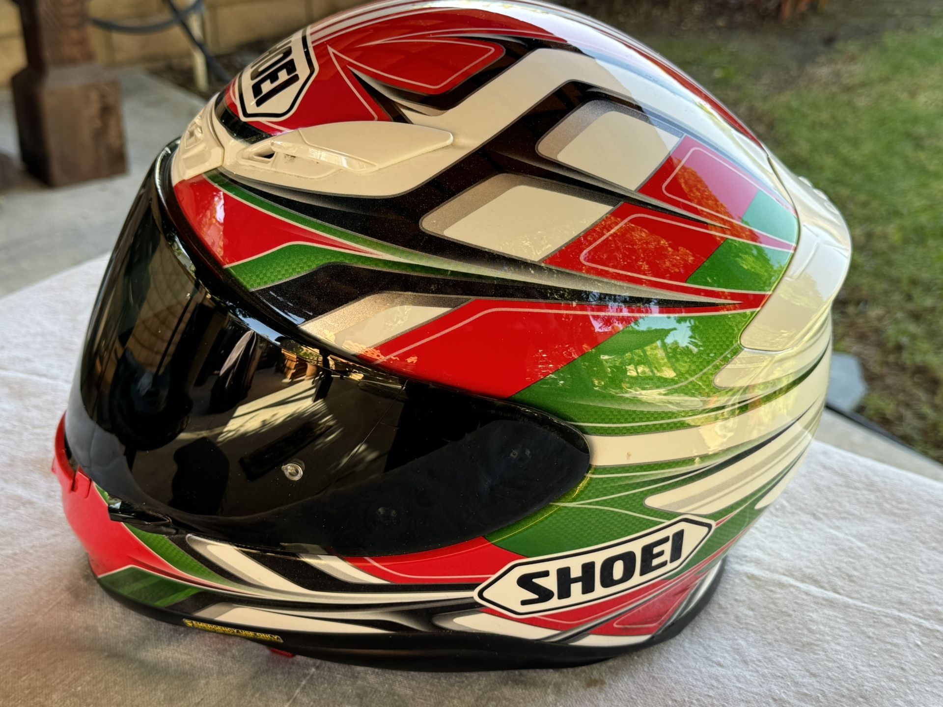 SHOEI W/ SUNSHADE & CLEAR (night) SHADE XL