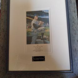 Mickey Mantle Signed Postcard 