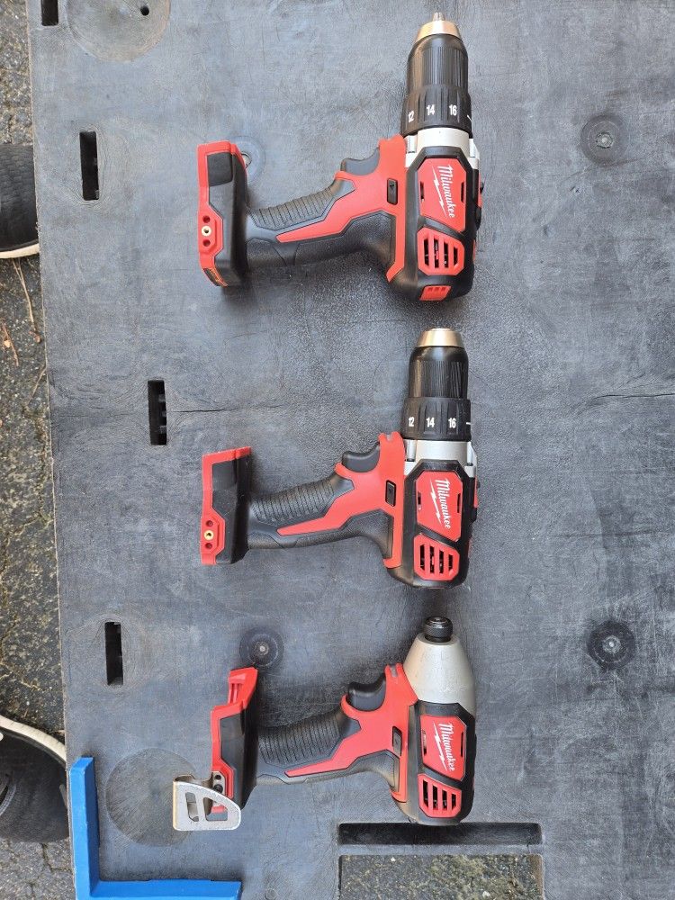 milwaukee Drills $65 Each Tool Only** Like New
