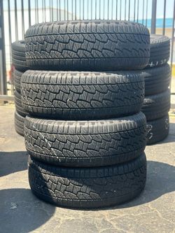 SET OF TIRE 265 60 18 HANKOOK 85% LIFE