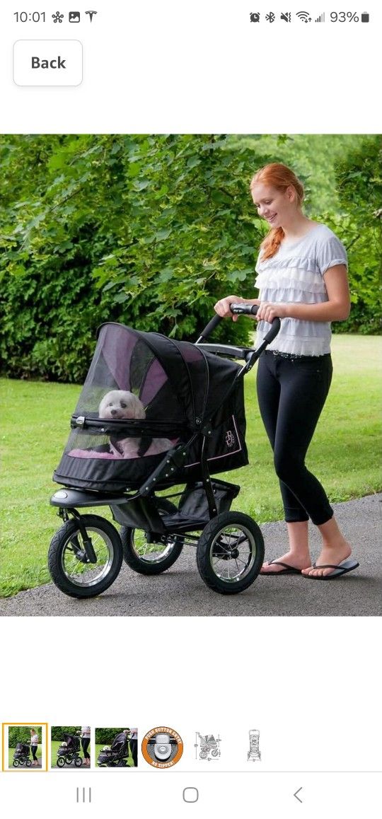 Pet Gear DOG stroller-black & Pink