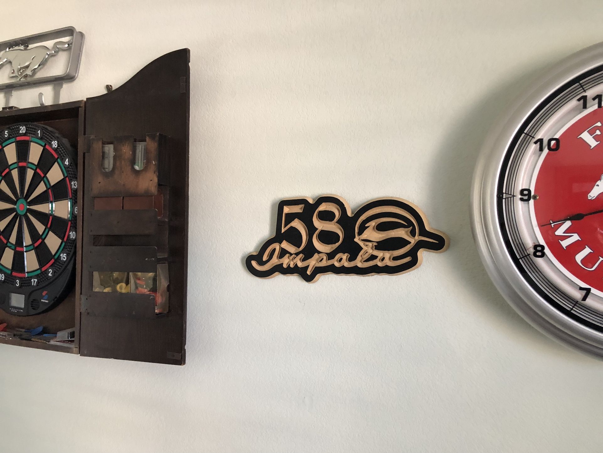 1958 Impala Hanging Wood Carving