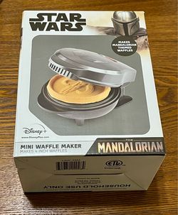 Star Wars Mandalorian, mini waffle maker