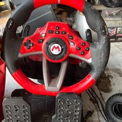 Nintendo Steering Wheel With Pedals