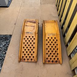 Steel car ramps