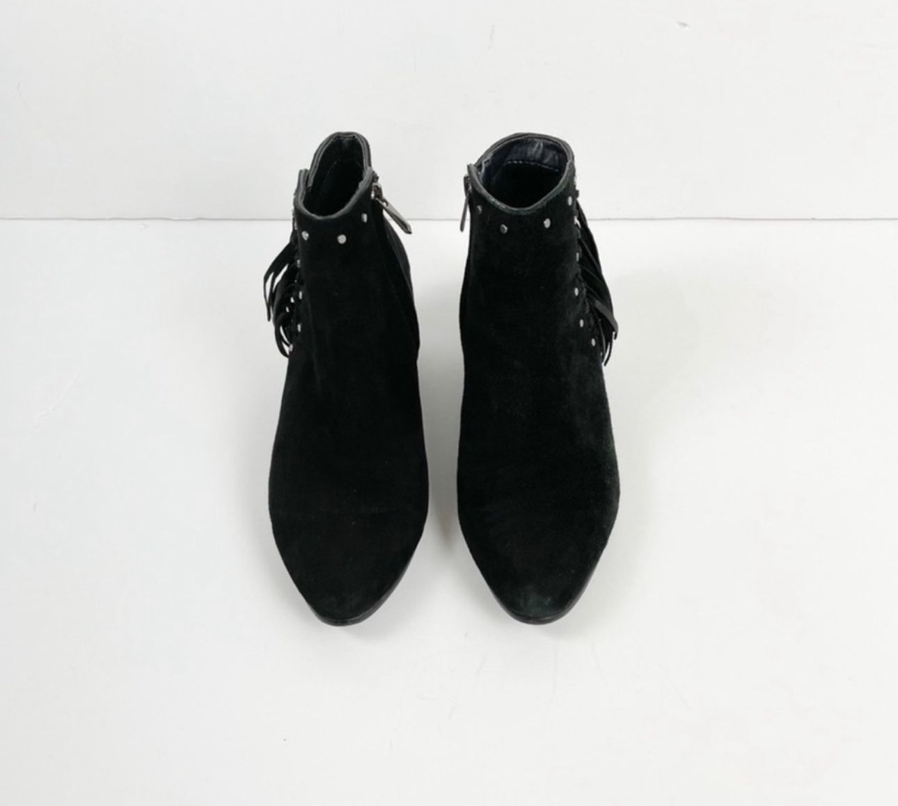 Sam Edelman Rudie Suede Fringe Boots size 6 1/2