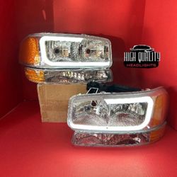 Gmc Sierra 1999. 2006 headlights.