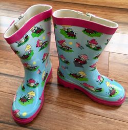 CHOOKA kid's rain boots (NEW)- 10M (Little Kids)