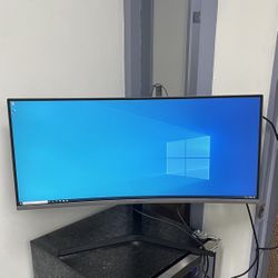 Samsung 34" Curved Monitor c34h890wgn   HDMI, DP, Type C ports