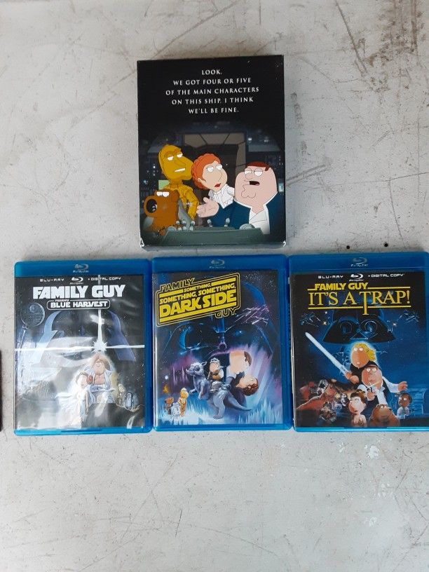 The Family Guy Star Wars Trilogy Blu-ray DVD Box Set. L@@K!!!
