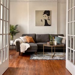 Large Grey Sectional Sofa