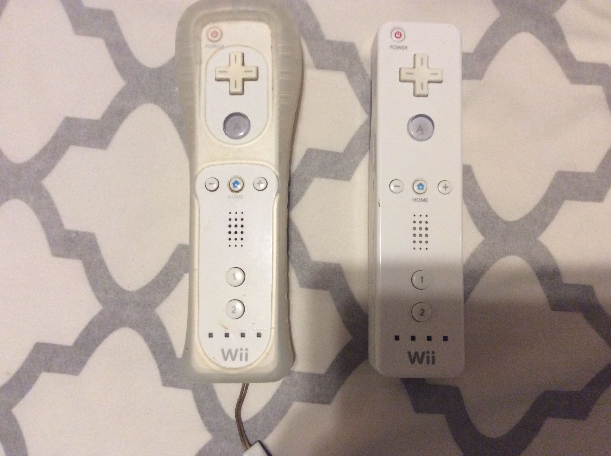 2 Pcs Of Wii  remote For $25