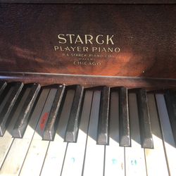 Player Piano Manual Or Vacuum Starck You Pick Up