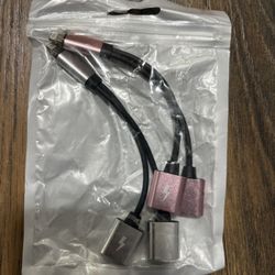 iphone Splitter for Charging and Headphone Adapter